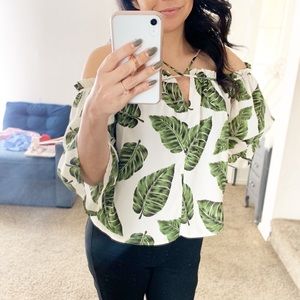 Harlowe and Graham Banana Leaf Off Shoulde…